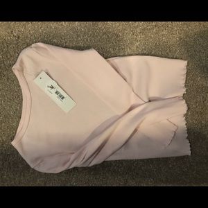 Girls 4/5 peek pink tee